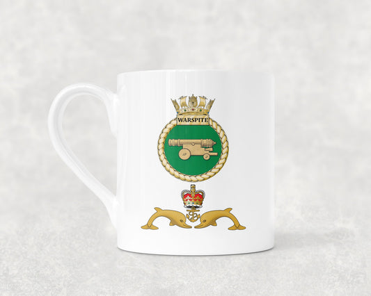 HMS Warspite - Bone China Mug