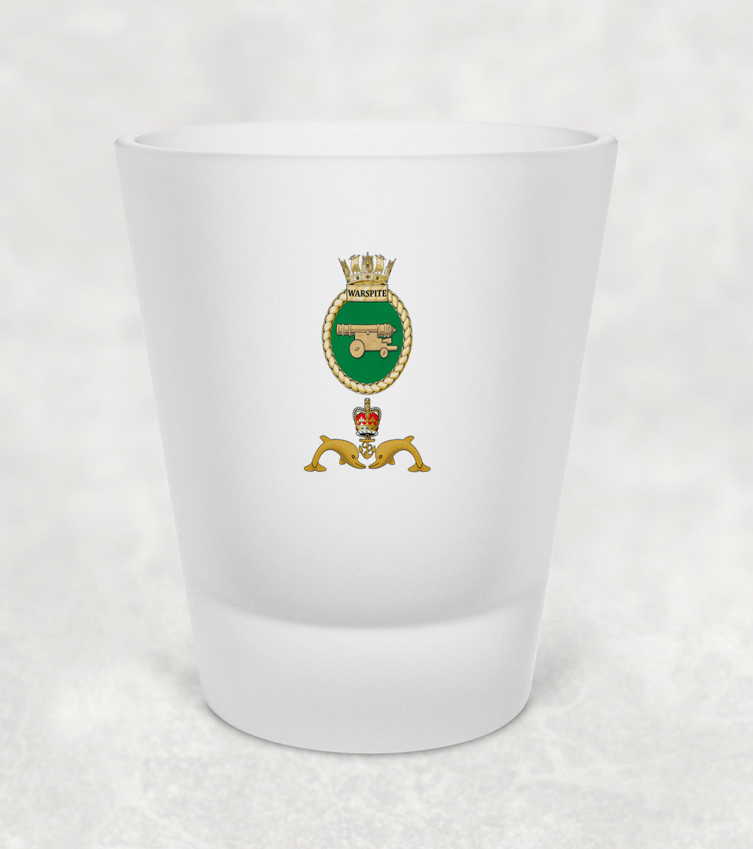HMS Warspite - Shot Glass