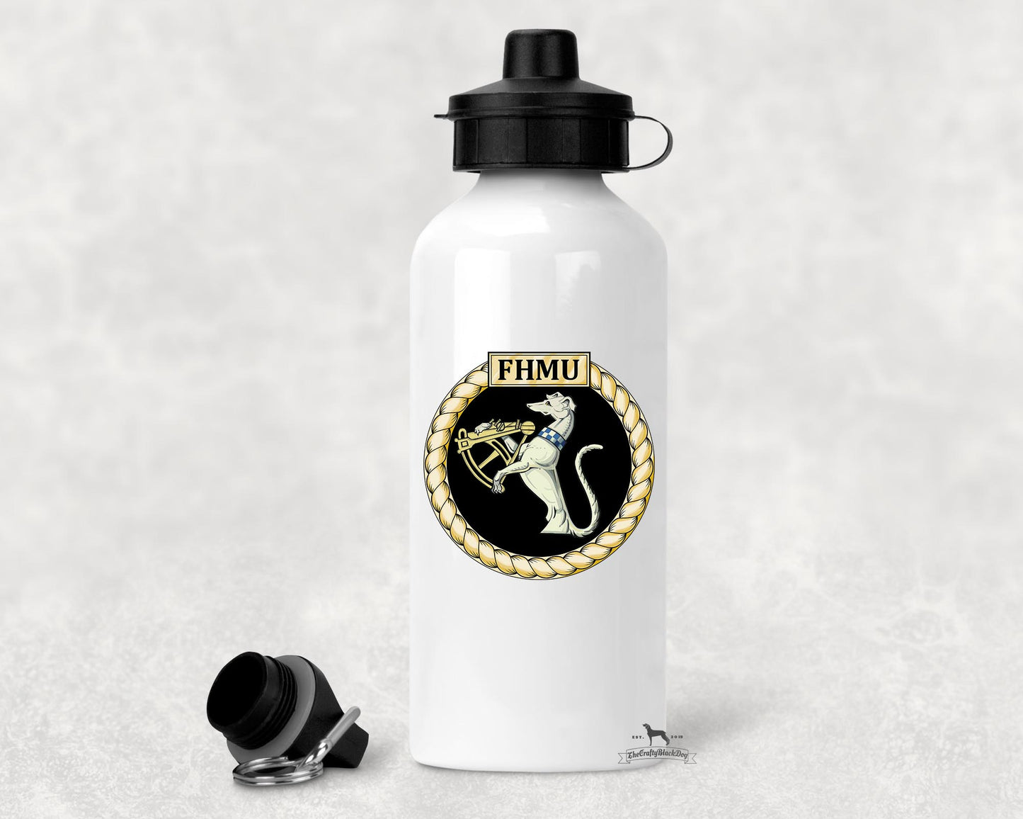 Fleet Hydrographic Meteorological Unit FHMU - Aluminium Water Bottle