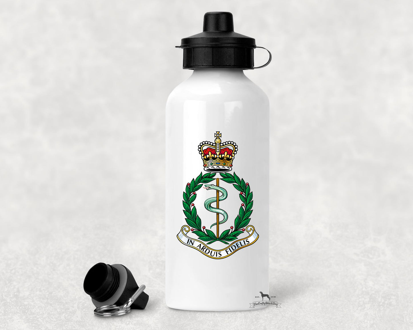 ROYAL ARMY MEDICAL CORPS - ALUMINIUM WATER BOTTLE