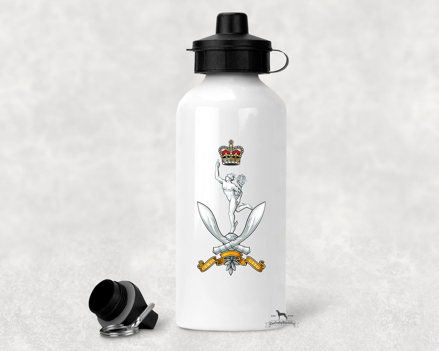 Queen's Gurkha Signals - Aluminium Water Bottle