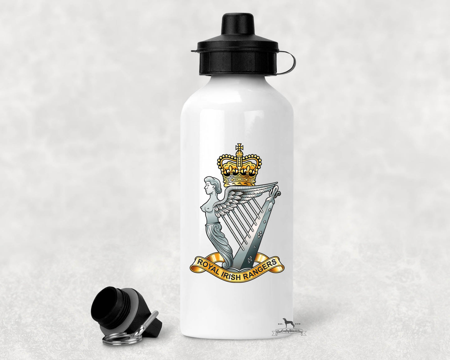 Royal Irish Rangers - Aluminium Water Bottle