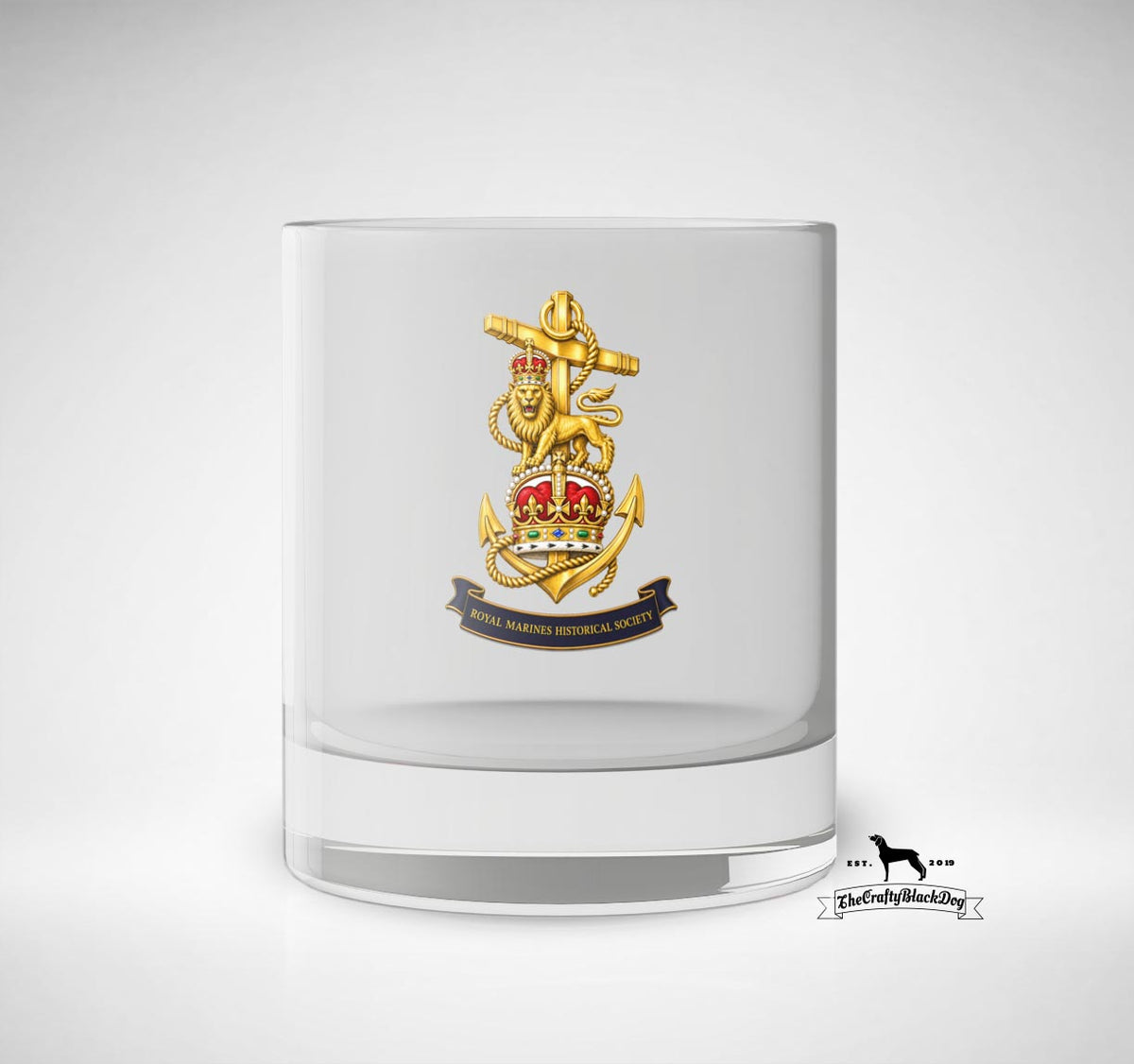 Royal Marines Historical Society – Tumbler/Whiskey Glass