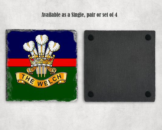 Welch RegimentÊ - Slate Coaster