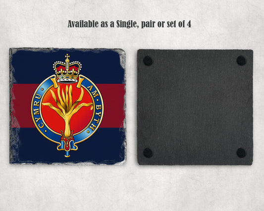 Welsh Guards Cypher - Slate Coaster