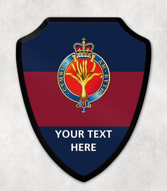 Welsh Guards Cypher - Printed Wall Shield