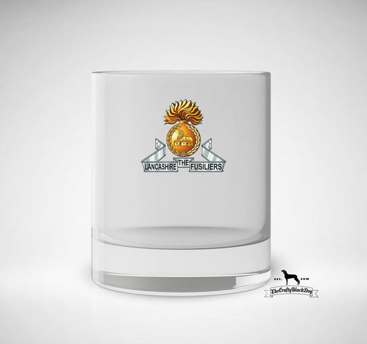 Lancashire Fusiliers - Whiskey/Spirit Glass