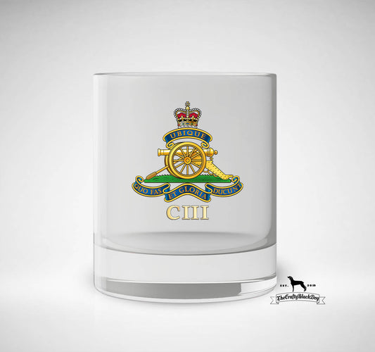 103 Regiment Royal Artillery - Whiskey/Spirit Glass