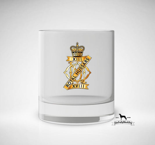 13th/18th Royal Hussars - Whiskey/Spirit Glass