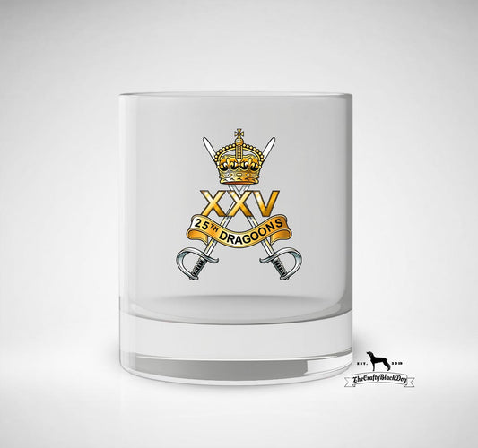 25th Dragoons - Whiskey/Spirit Glass