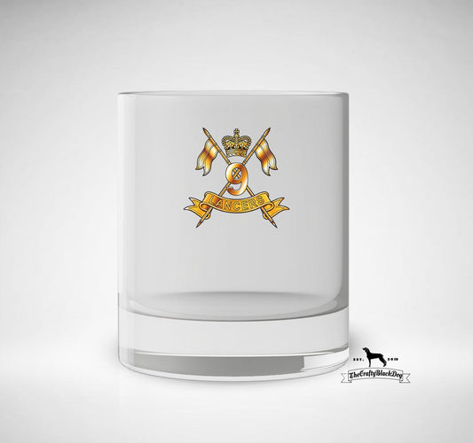 9th Queen's Royal Lancers - Whiskey/Spirit Glass