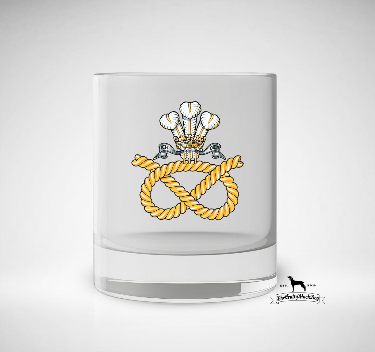 Staffordshire Regiment - Whiskey/Spirit Glass
