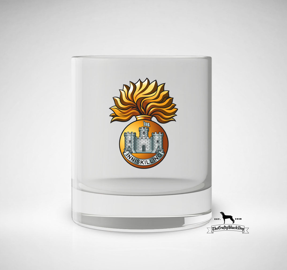 Royal Inniskilling Fusiliers - Whiskey/Spirit Glass