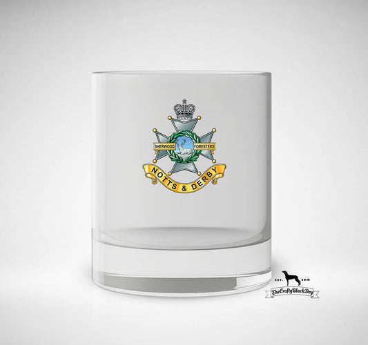 The Sherwood Foresters (Notts and Derby Regiment) - Whiskey/Spirit Glass