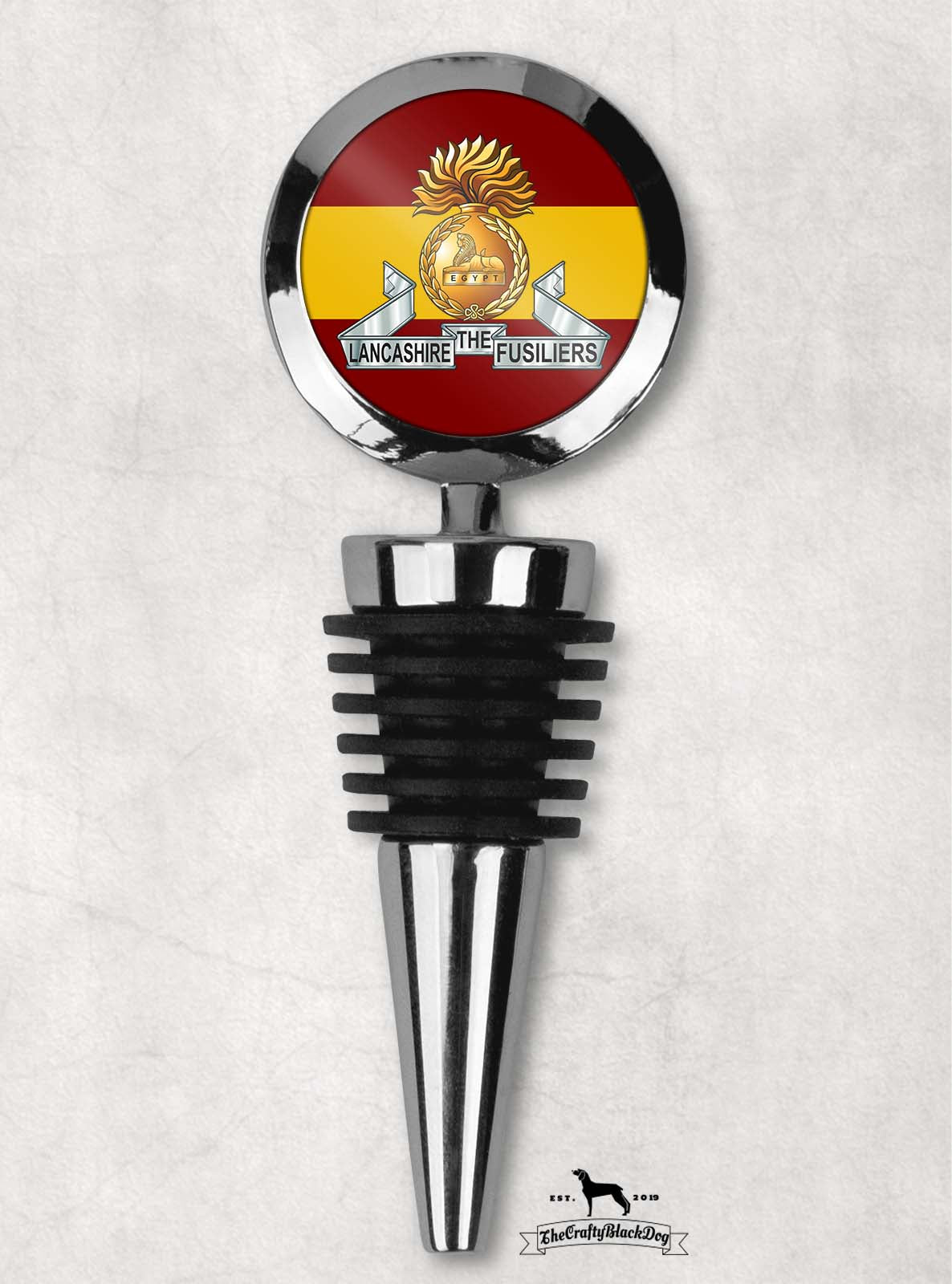 Lancashire Fusiliers - Wine Bottle Stopper
