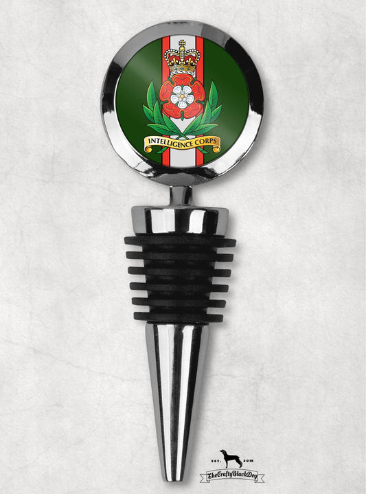 Intelligence Corps Cap Badge - Wine Bottle Stopper