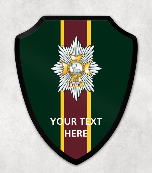 Worcestershire and Sherwood Foresters Regiment - Printed Wall Shield