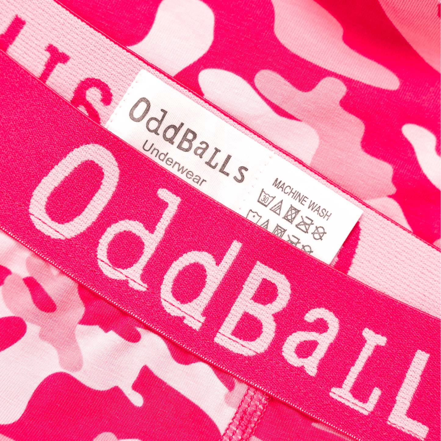 OddBalls - Pink Commando - Mens Cotton Boxer Shorts