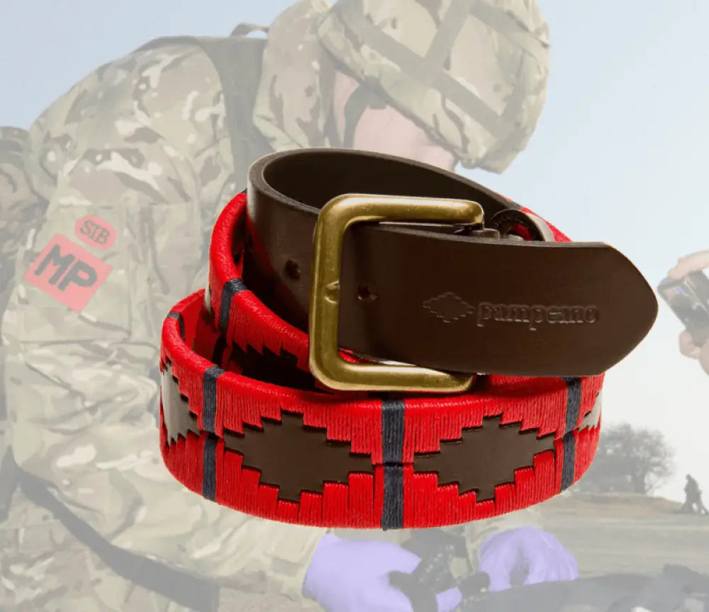 Adjutant General's Corps (AGC) Leather Polo Belt