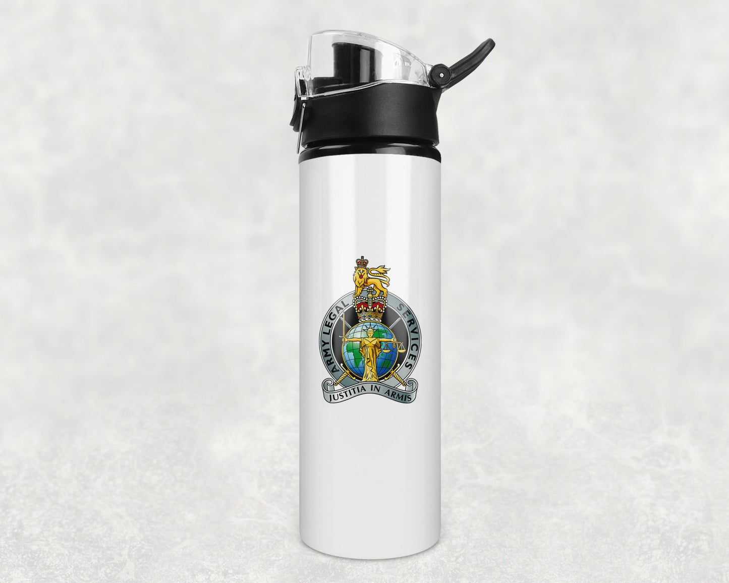 Army Legal Services - Flip Top Water Bottle