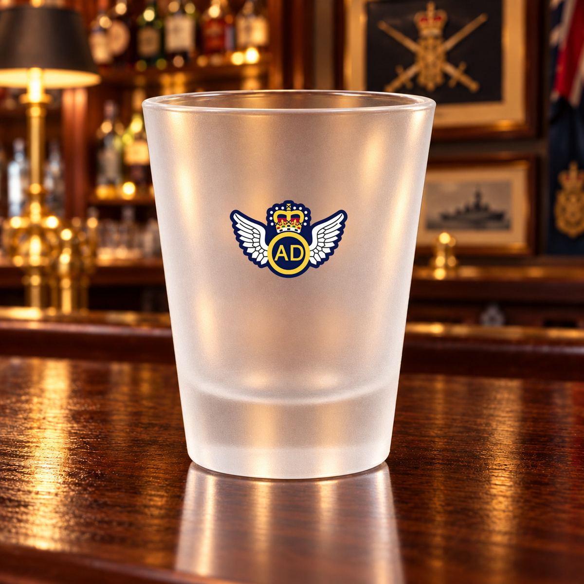 Air Despatch (RLC) - Shot Glasses | The Crafty Black Dog — Clear_Shot_Glass_Military_Bar_Smart_Object copy