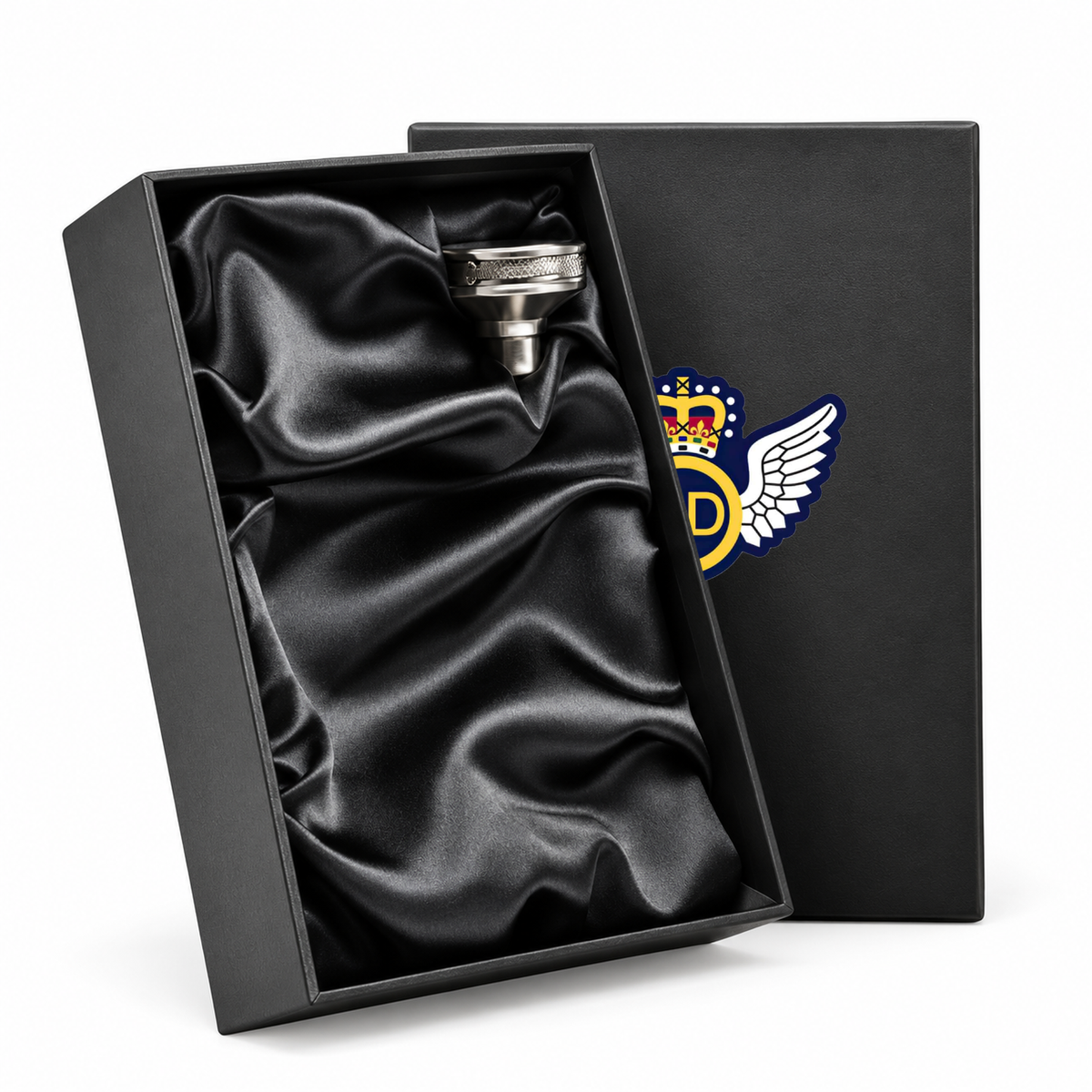 Air Despatch (RLC) - Hip Flask | The Crafty Black Dog â€” Hip_Flask_Rear_Lid_SHOPIFY_Smart_Object