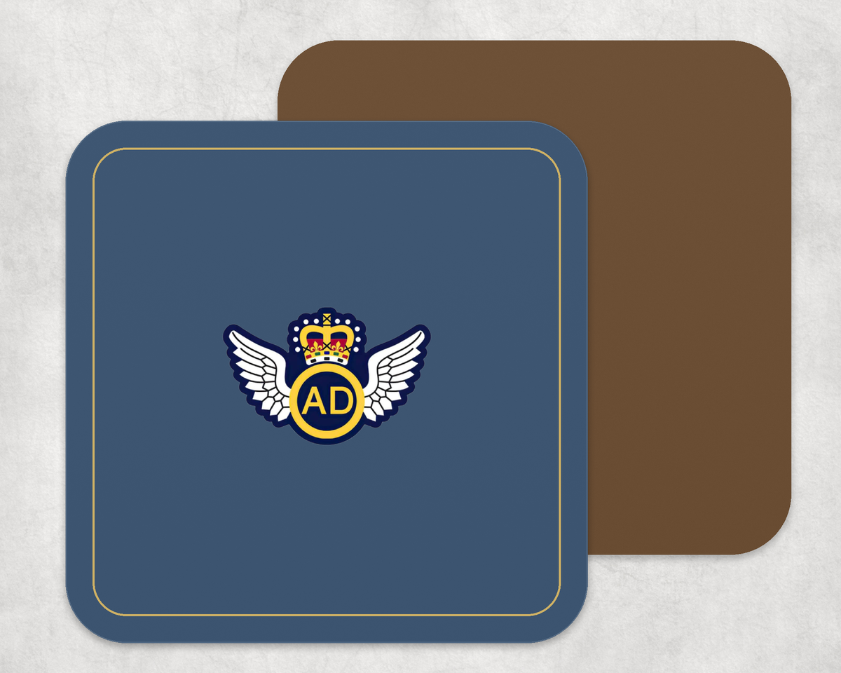 Air Despatch (RLC) - Placemat â€” Navy_Gold_Hardback_Coaster
