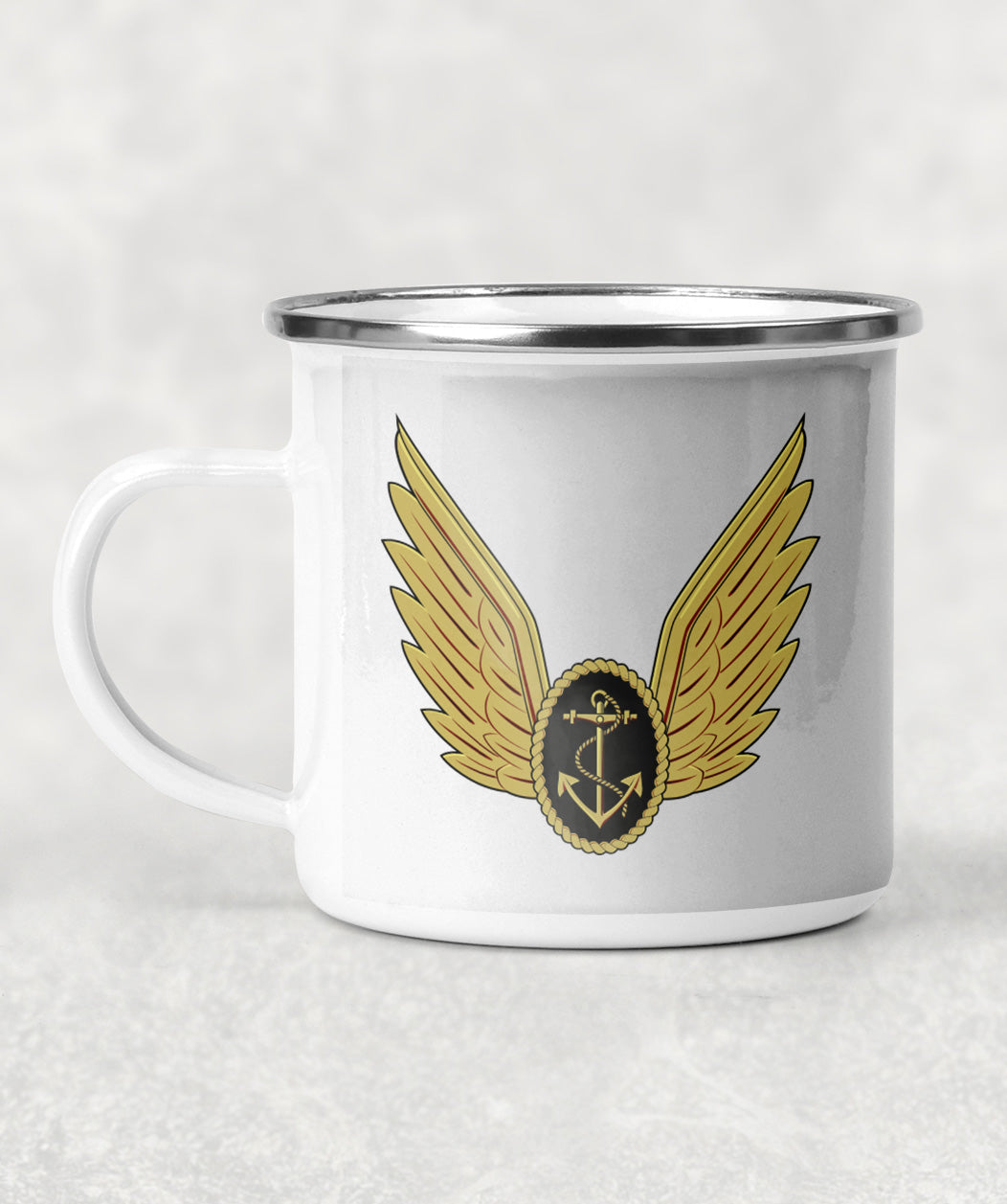 Royal Navy Aircrewman Wings - Enamel Mug