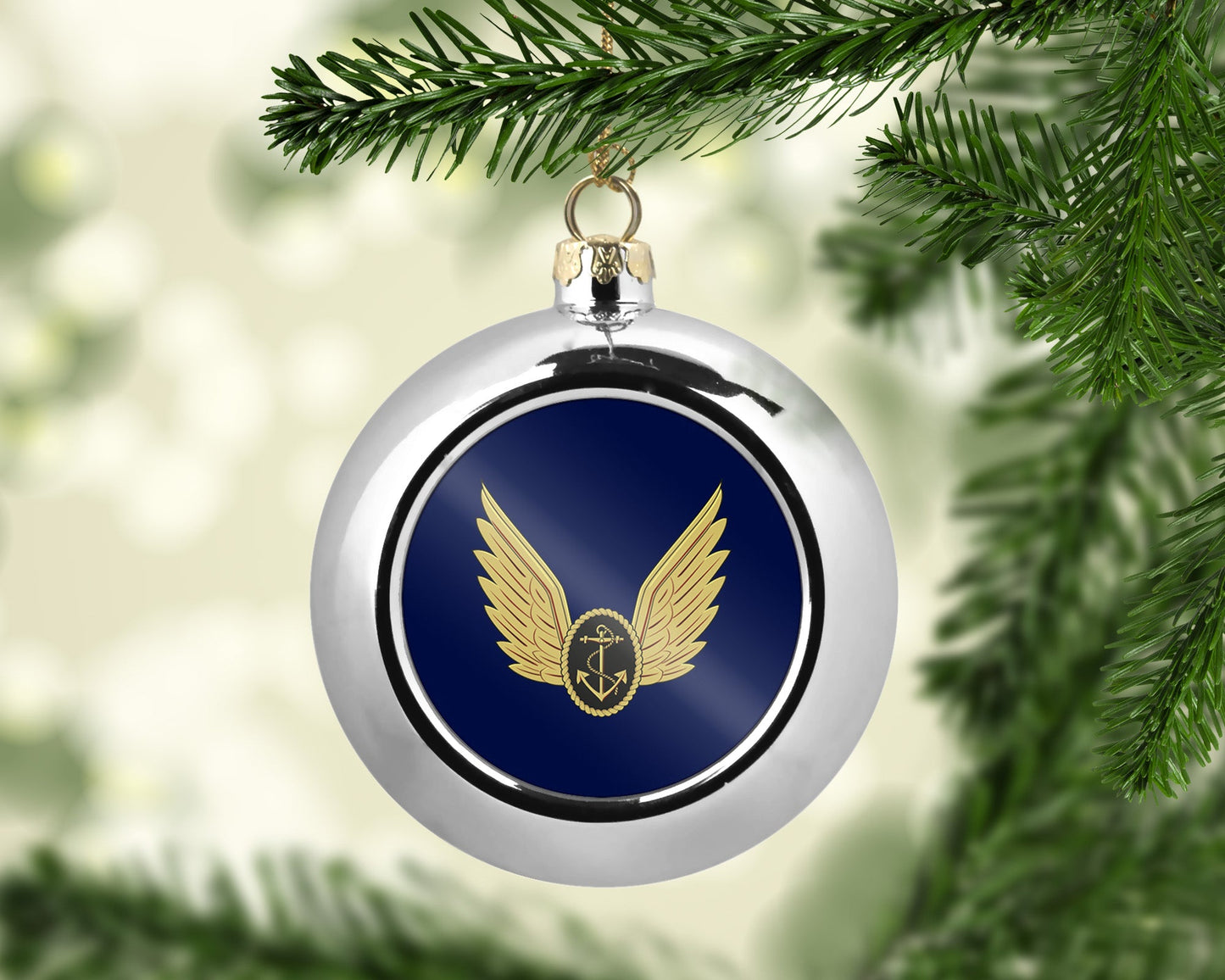 Royal Navy Aircrewman Wings - Bauble