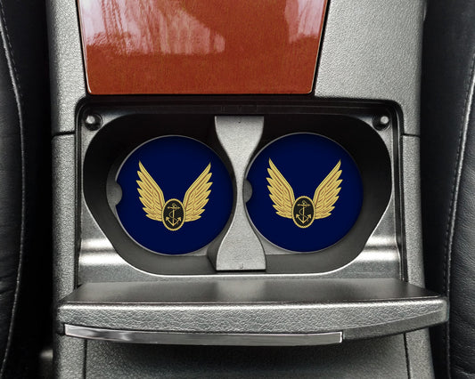 Royal Navy Aircrewman Wings - Car Coasters - Car Coasters