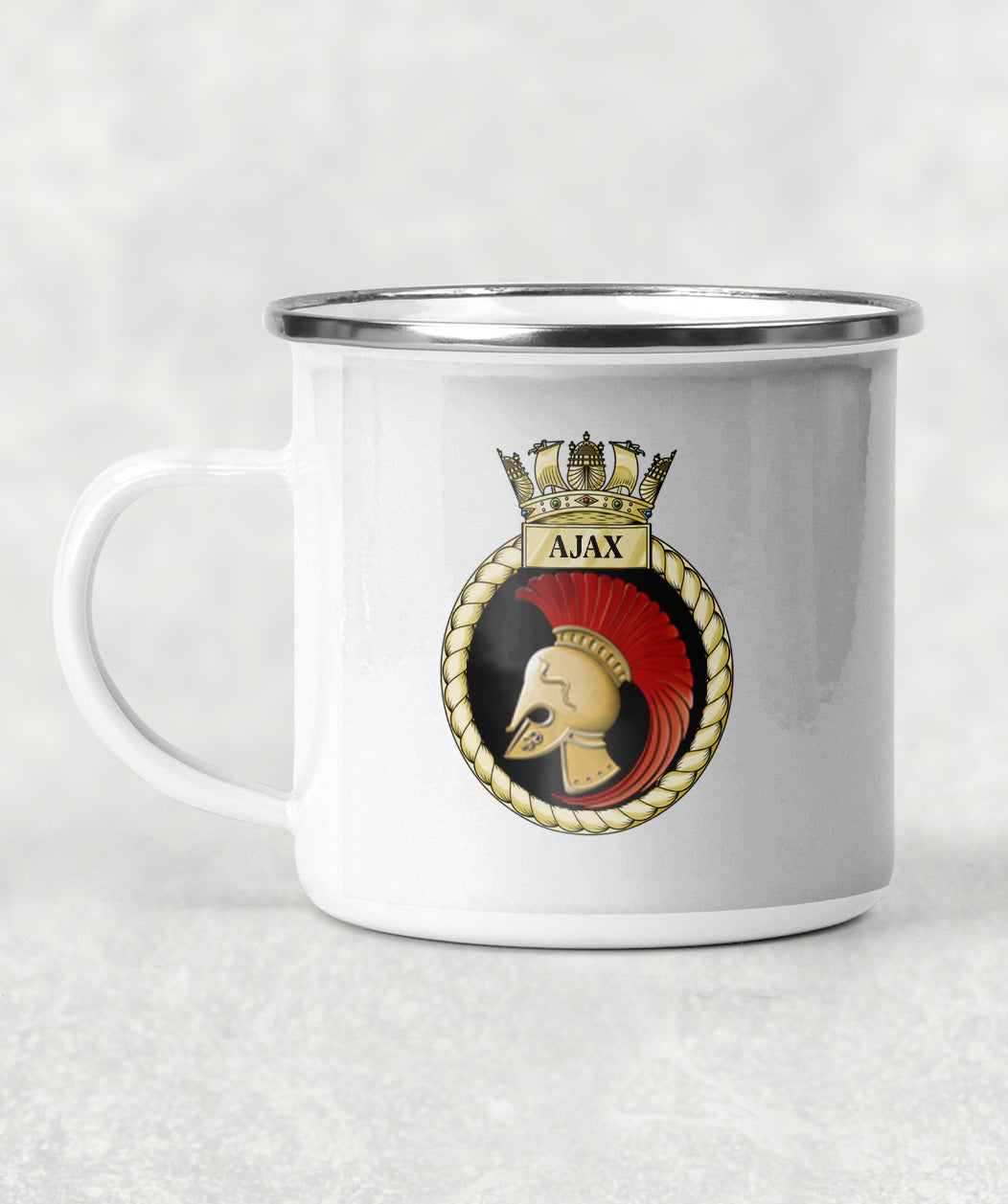 HMS Ajax - Enamel Mug