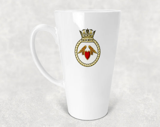 HMS Alacrity - Latte Mug 17oz