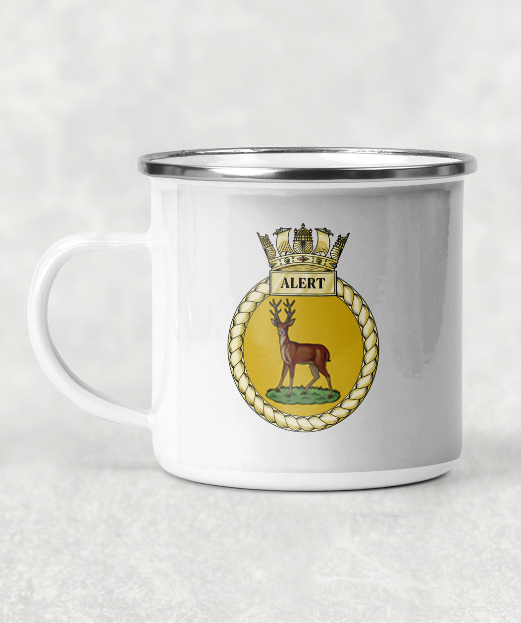 HMS Alert - Enamel Mug