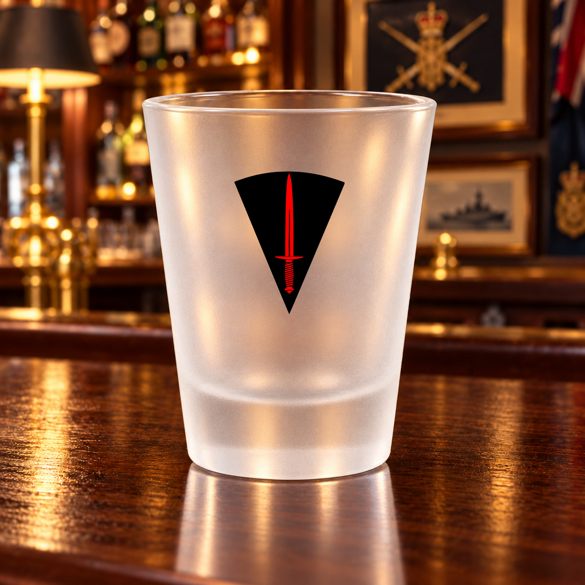 All Arms Commando - Shot Glasses | The Crafty Black Dog — Clear_Shot_Glass_Military_Bar_Smart_Object copy