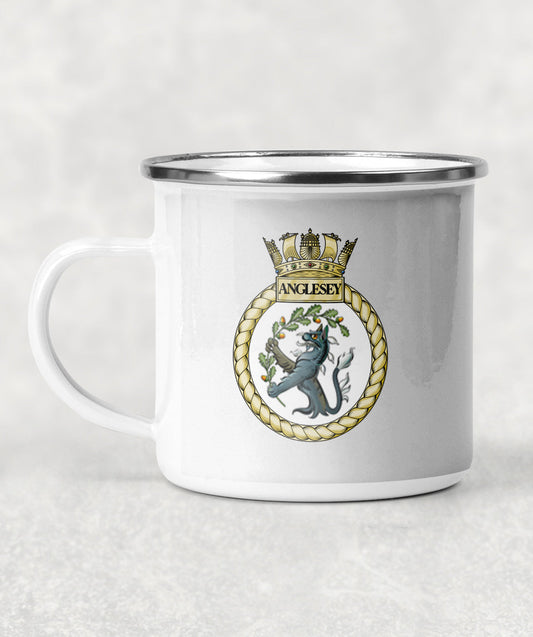 HMS Anglesey - Enamel Mug