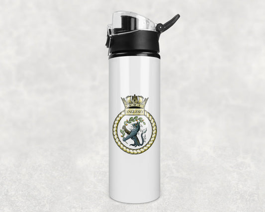 HMS Anglesey - Flip Top Water Bottle