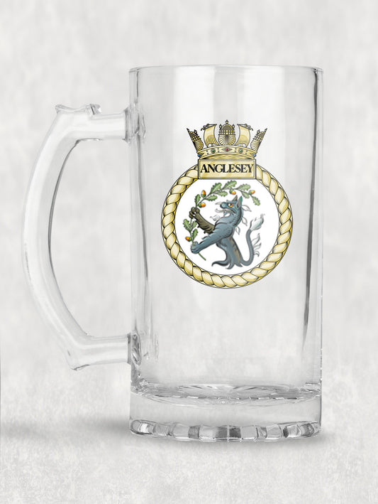 HMS Anglesey - Tankard/Beer Mug/Stein