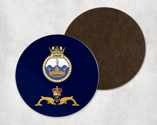 HMS Anson - Round Coaster Set