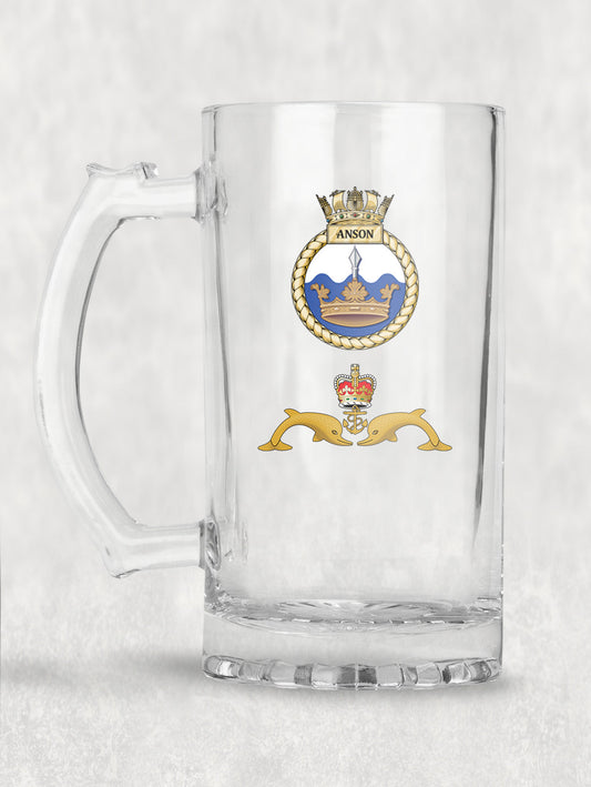 HMS Anson - Tankard/Beer Mug/Stein