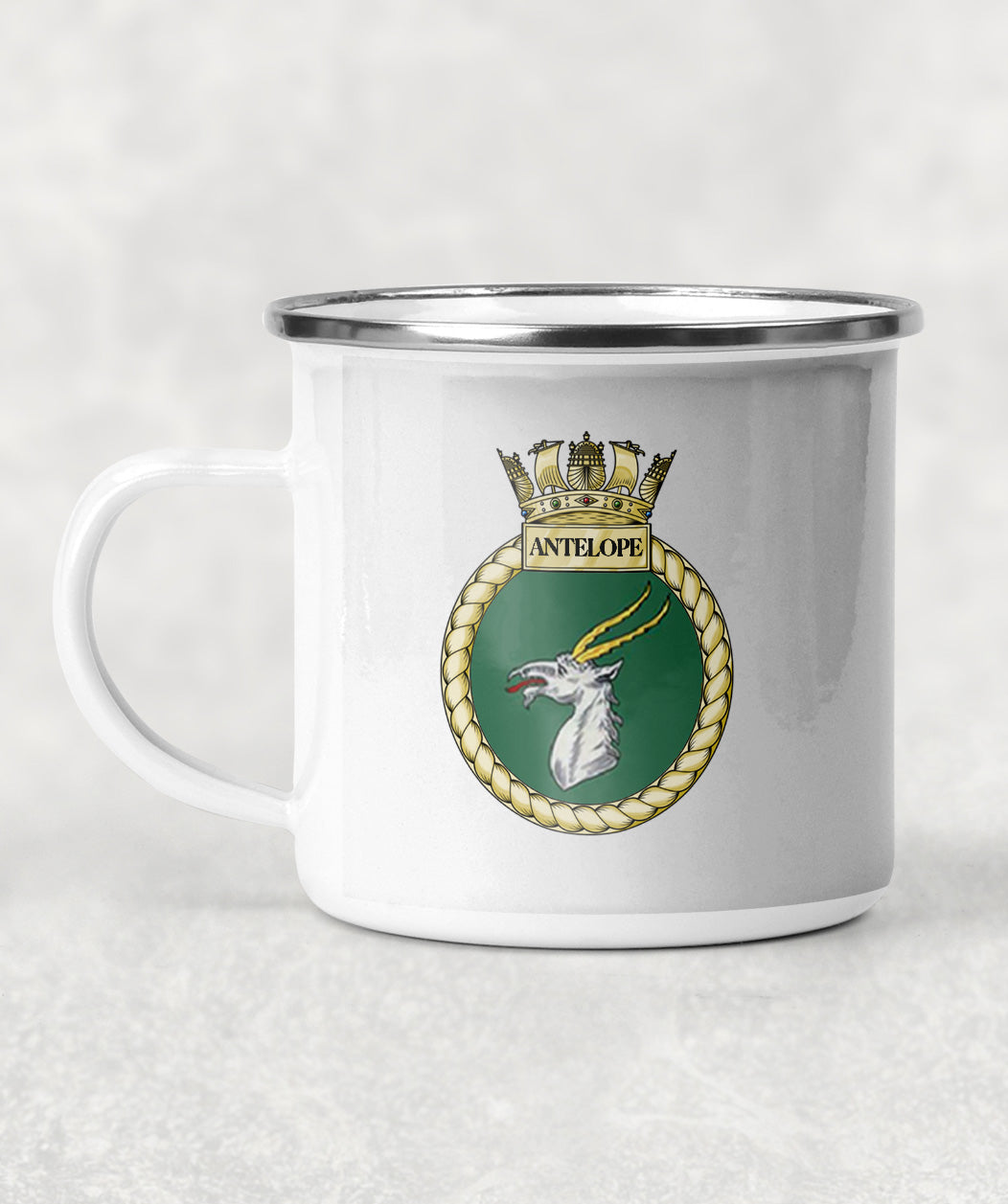 HMS Antelope - Enamel Mug