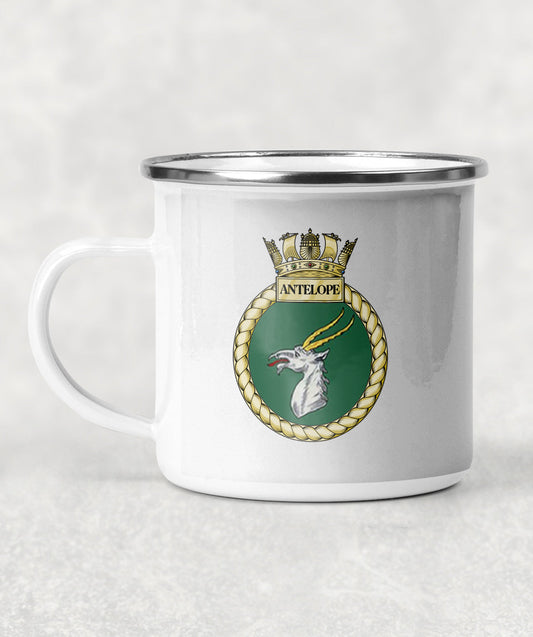 HMS Antelope - Enamel Mug
