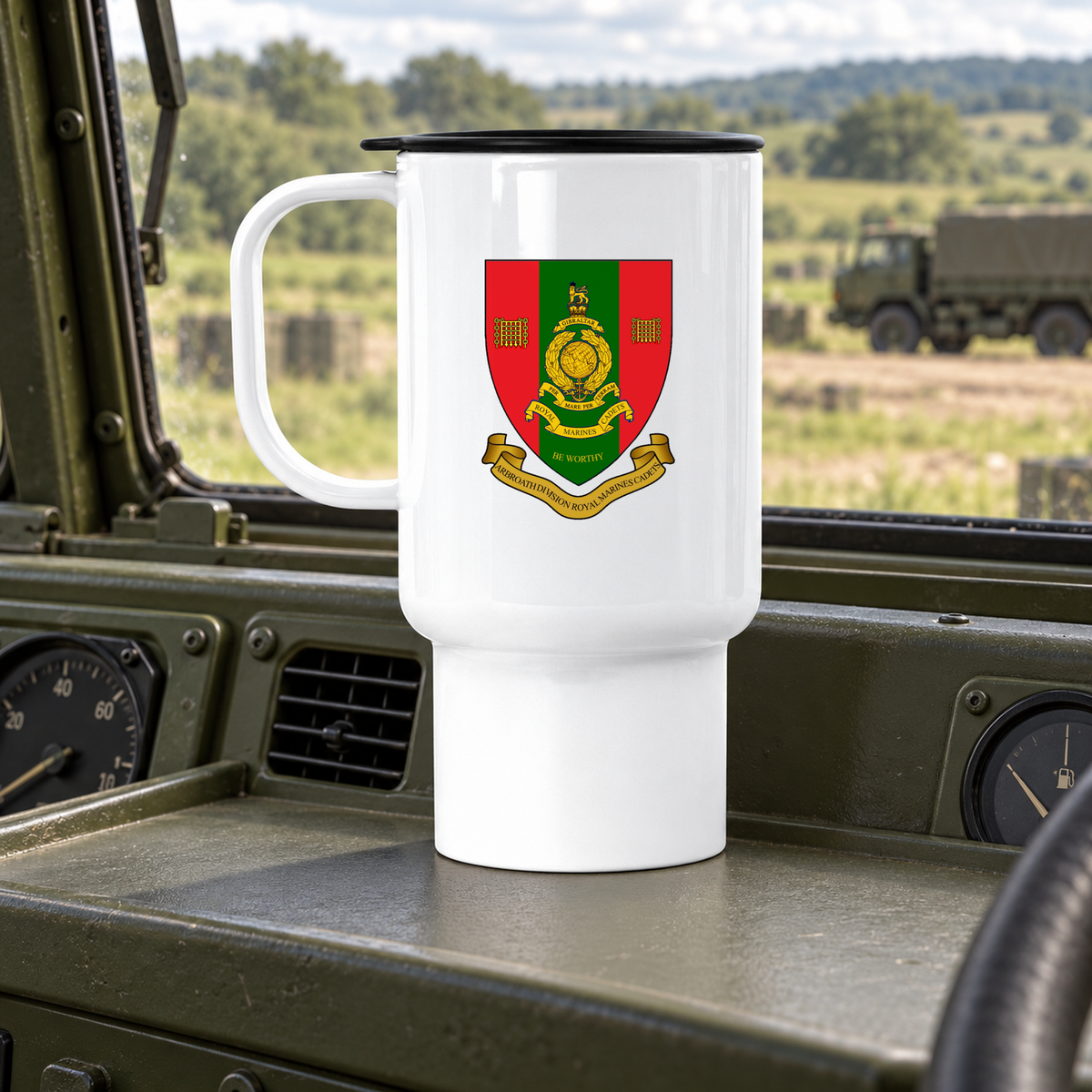 Arbroath Royal Marines Cadets - Travel Mug | The Crafty Black Dog