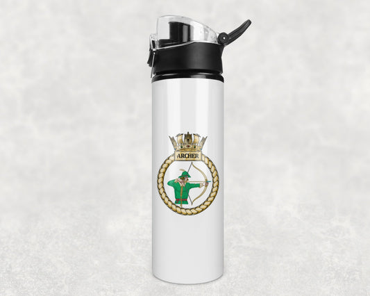 HMS Archer - Flip Top Water Bottle