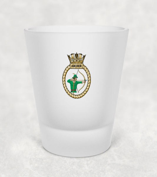 HMS Archer - Shot Glass