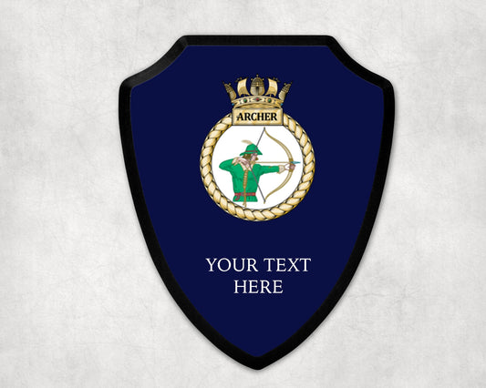 HMS Archer - Royal Navy Printed Wall Shield