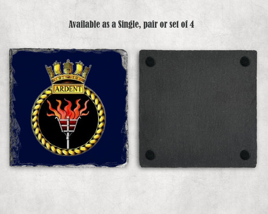 HMS Ardent - Slate Coaster