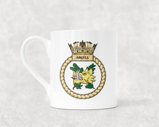 HMS Argyll - Bone China Mug