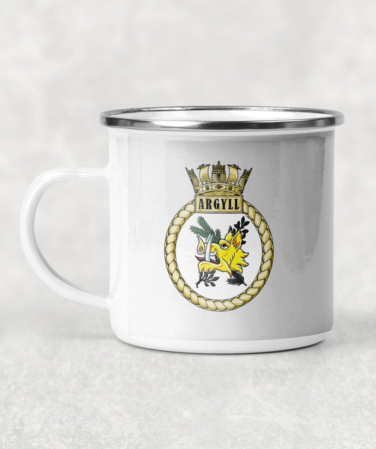 HMS Argyll - Enamel Mug