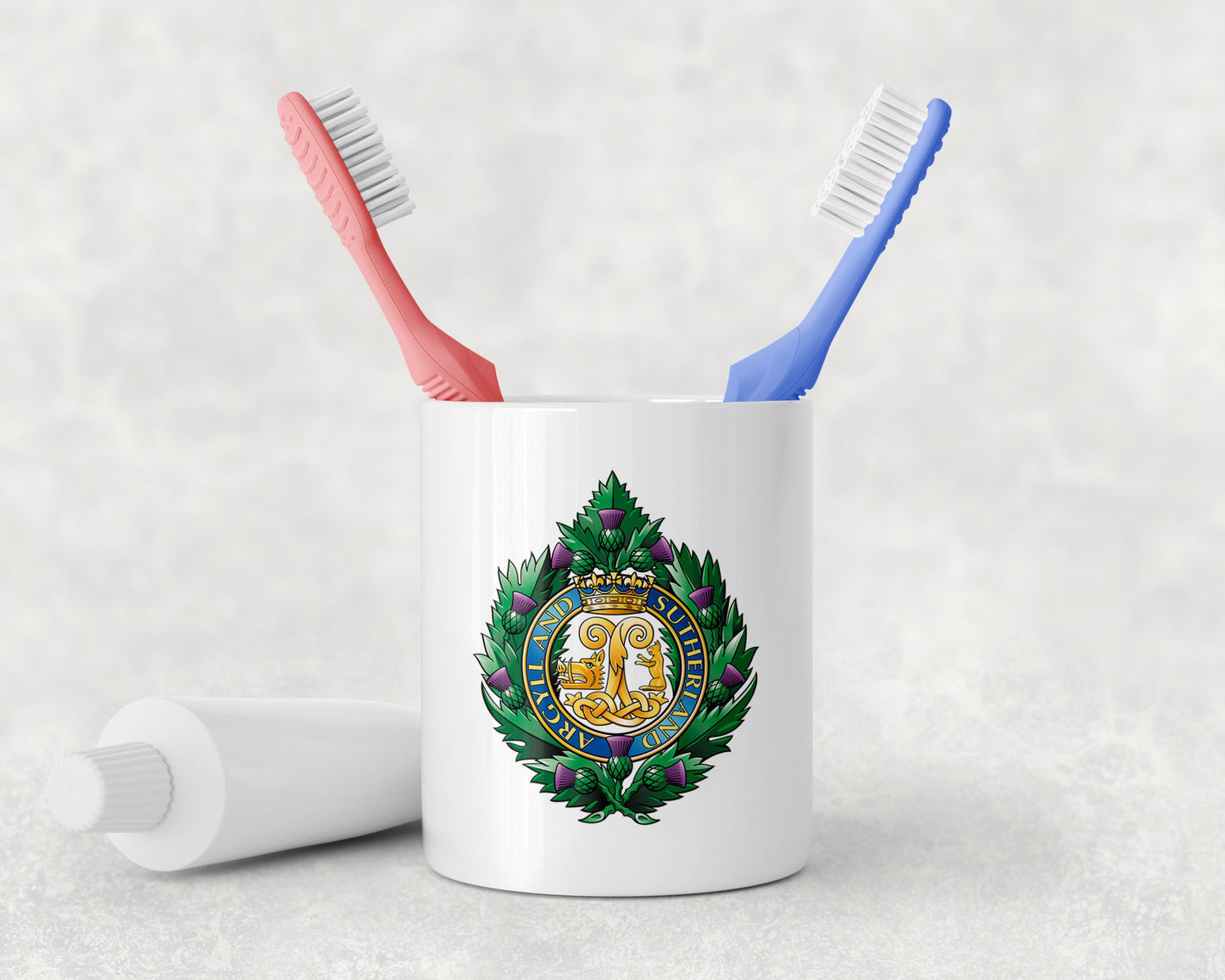 Argyll and Sutherland Highlanders - Toothbrush Holder and Soap Dispenser