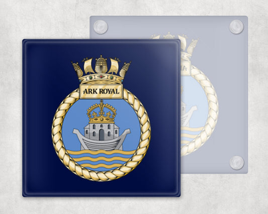 HMS Ark Royal - Glass Coaster
